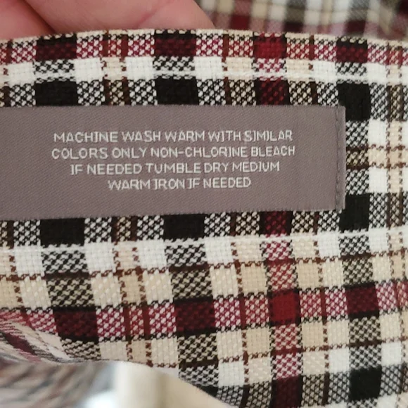 Daniel Cremieux signature collection. Plaid long sleeve shirt - Picture 6 of 7